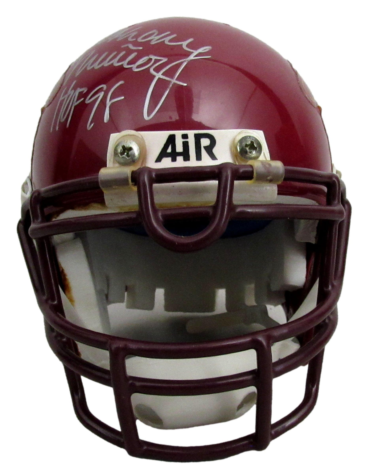 Anthony Munoz HOF Signed/Inscribed USC Mini Football Helmet JSA 213122