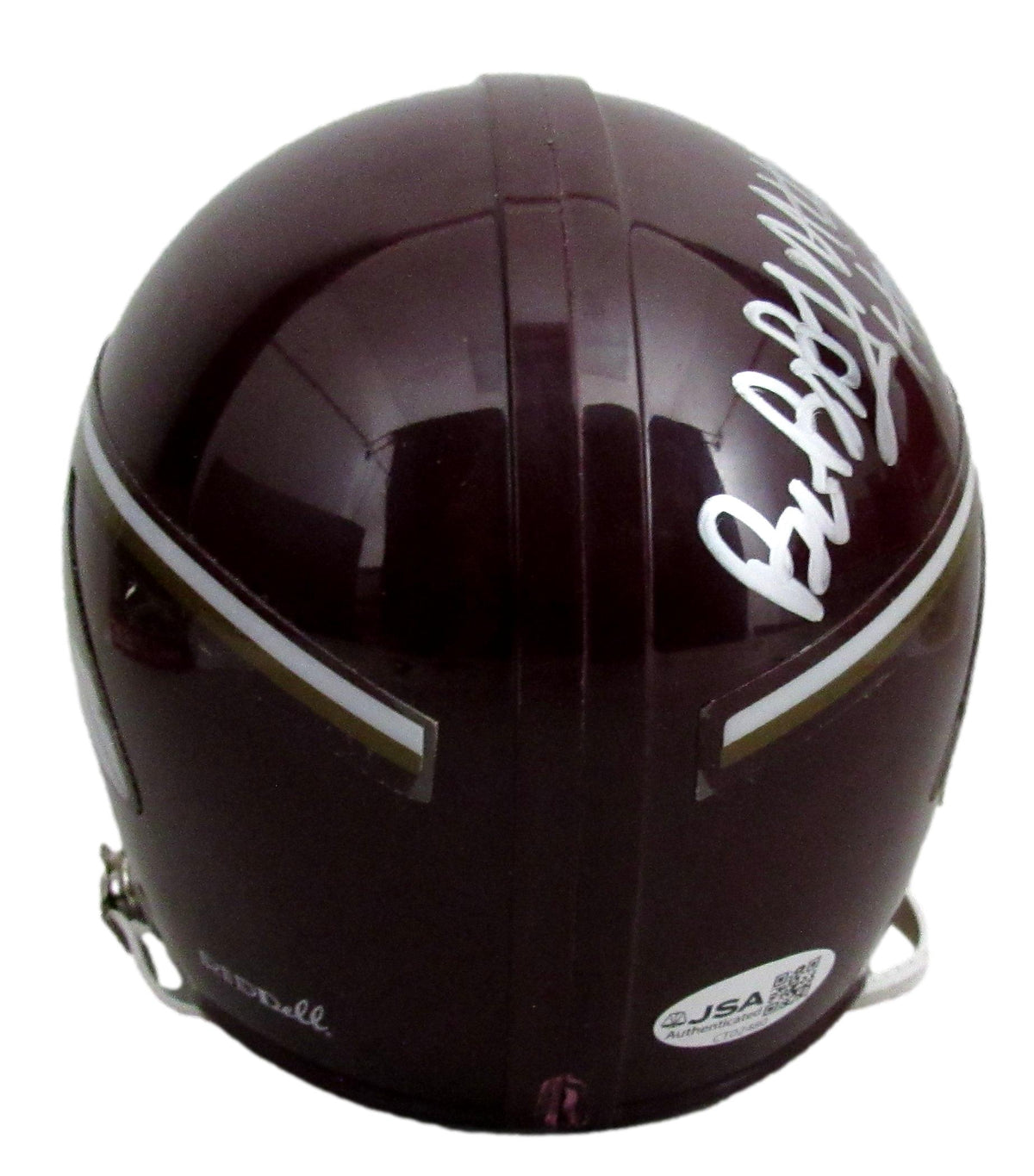 Bobby Mitchell Signed/Inscribed Illinois Mini Football Helmet JSA 213124