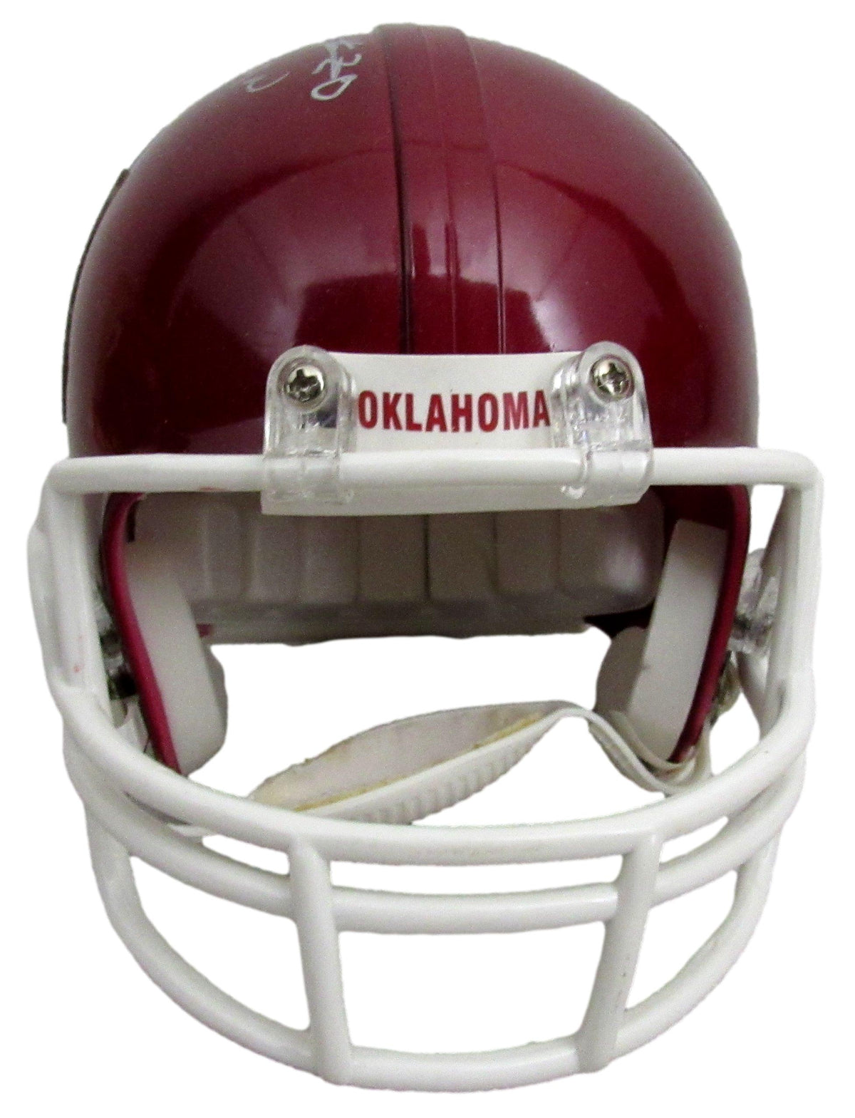 Billy Sims Signed/Inscribed Red Oklahoma Mini Football Helmet JSA 213125