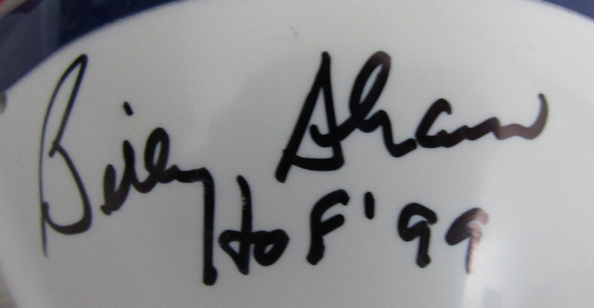 Billy Shaw HOF Signed/Inscribed Buffalo Bills Mini Football Helmet JSA 213128