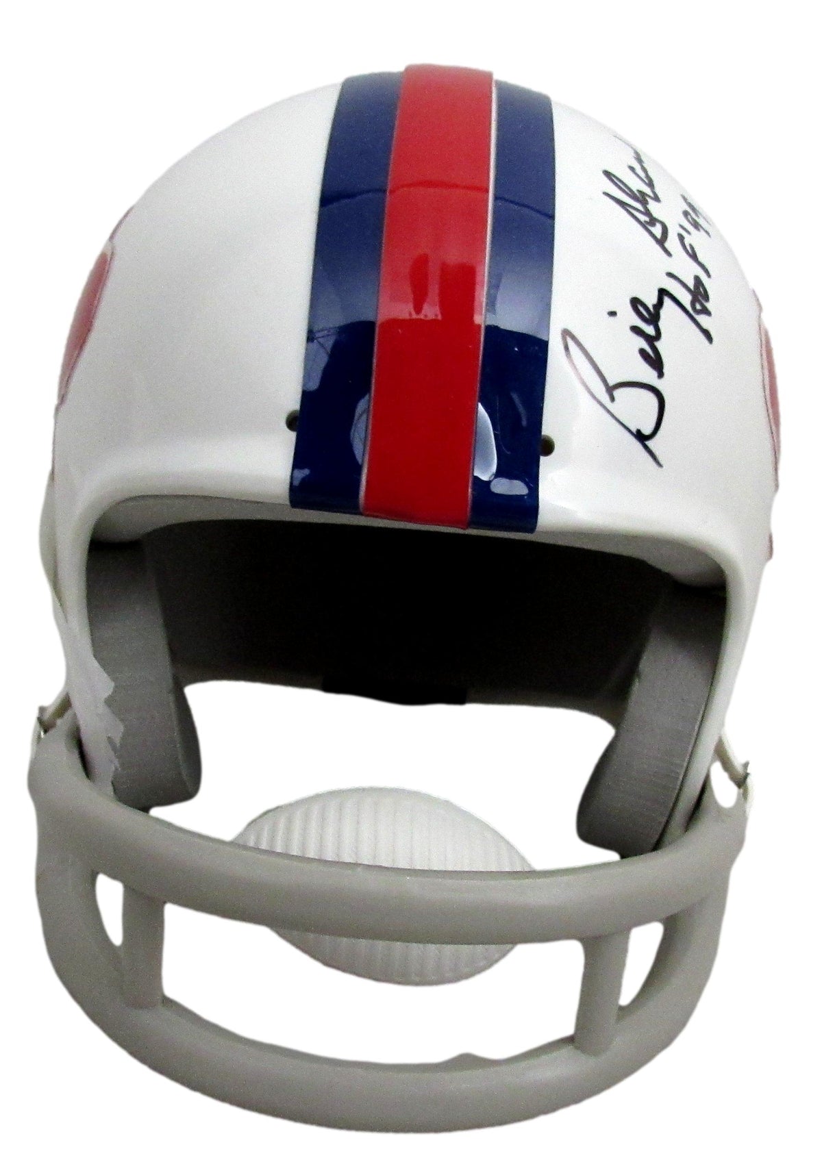 Billy Shaw HOF Signed/Inscribed Buffalo Bills Mini Football Helmet JSA 213128