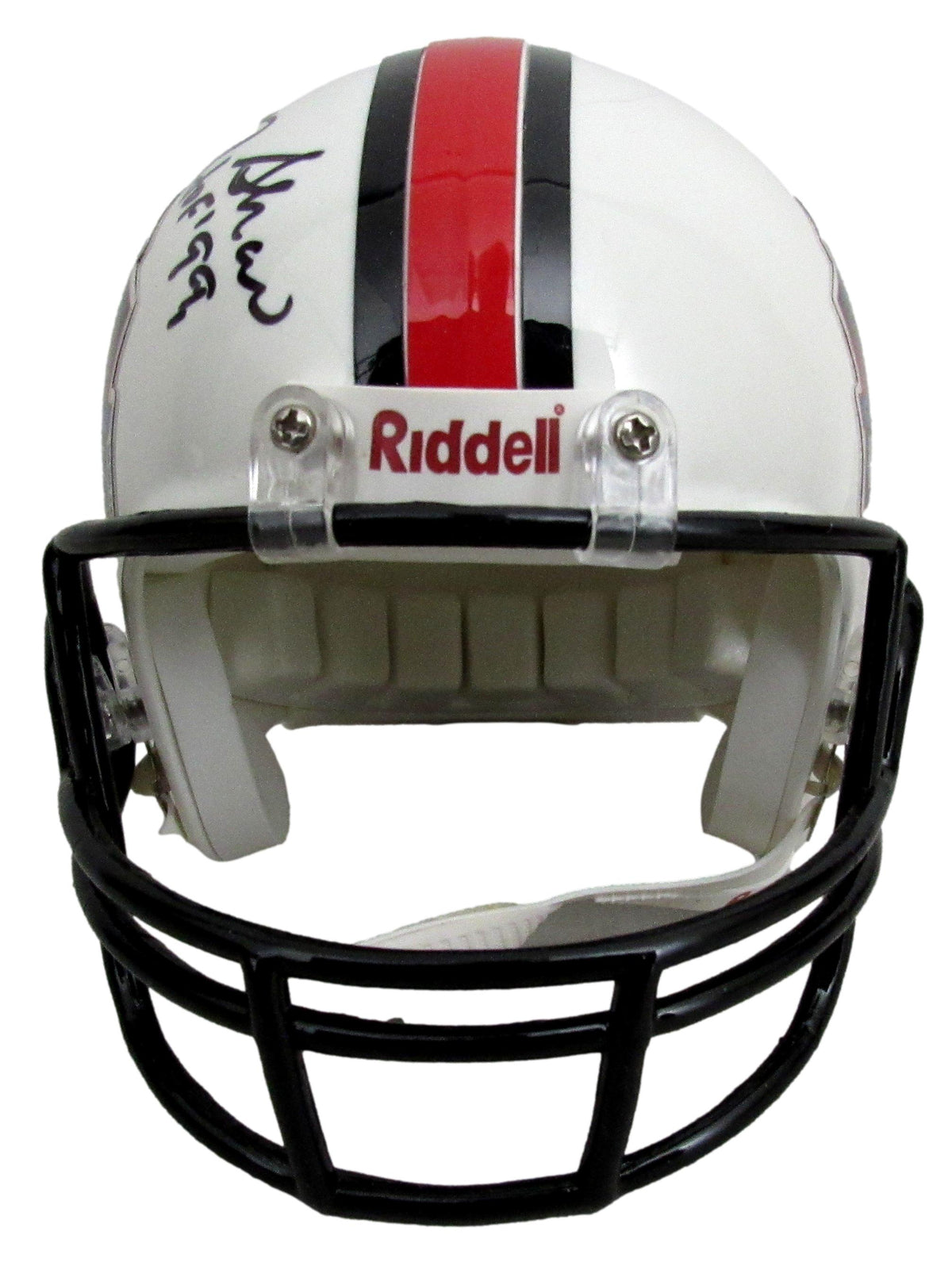 Billy Shaw HOF Signed/Inscribed HOF Logo Mini Football Helmet JSA 213130