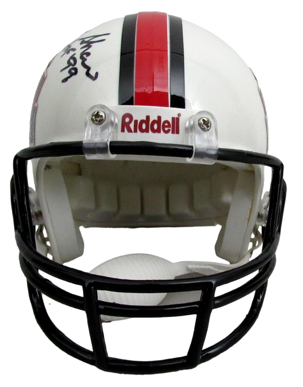 Billy Shaw HOF Signed/Inscribed HOF Logo Mini Football Helmet JSA 213131
