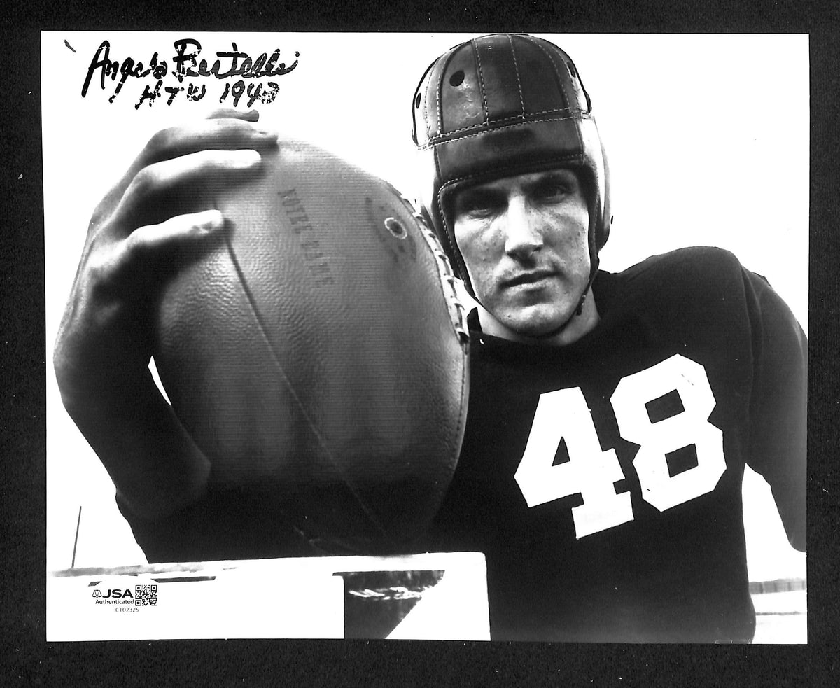 Angelo Bertelli Signed/Autographed 8x10 Photo Notre Dame JSA 214255
