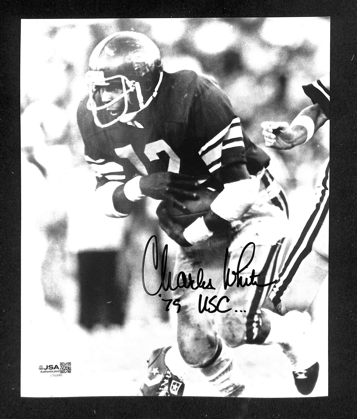 Charles White Signed/Autographed 8x10 Photo USC JSA 214258