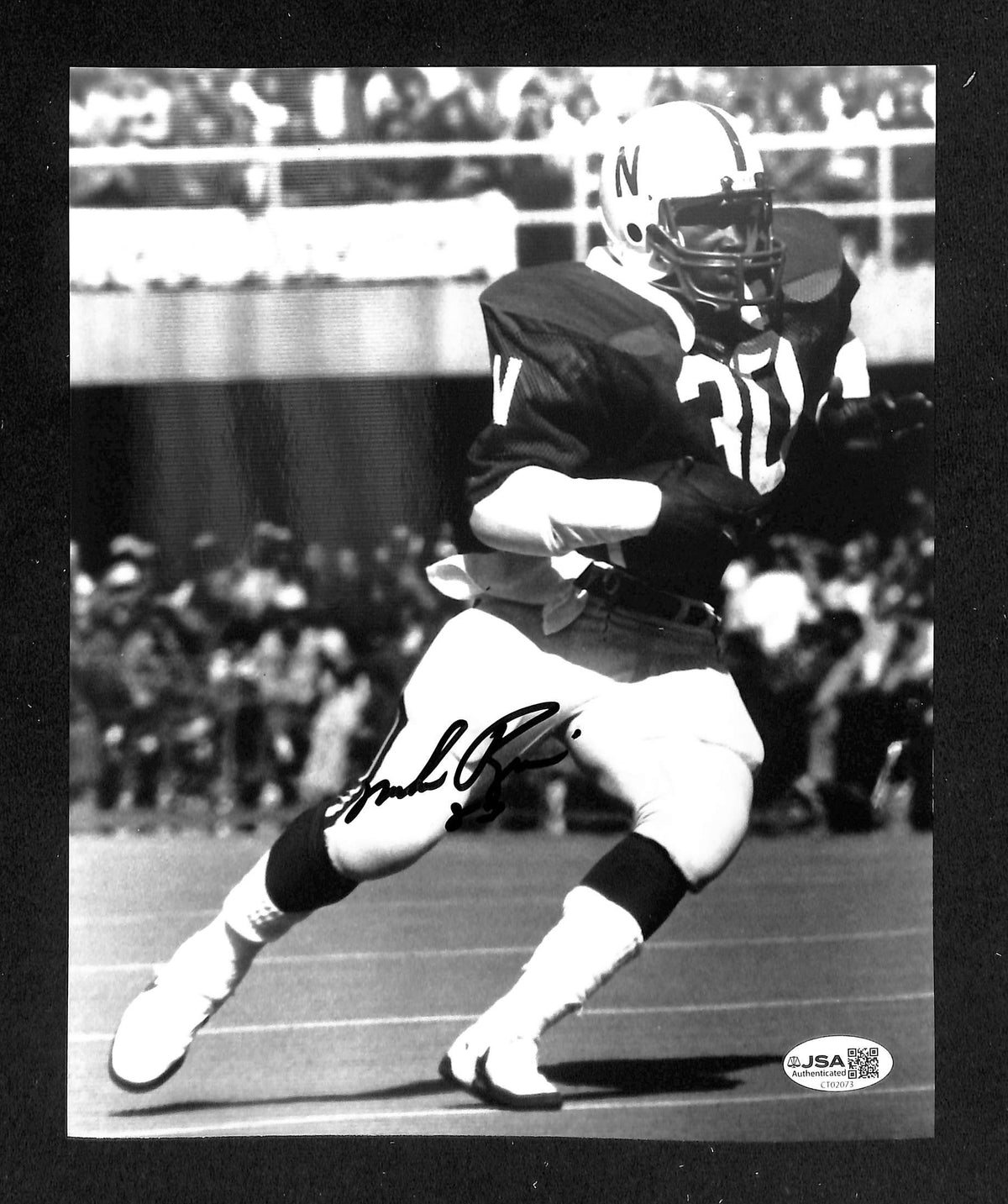 Mike Rozier Signed/Autographed 8x10 Photo Nebraska JSA 214268