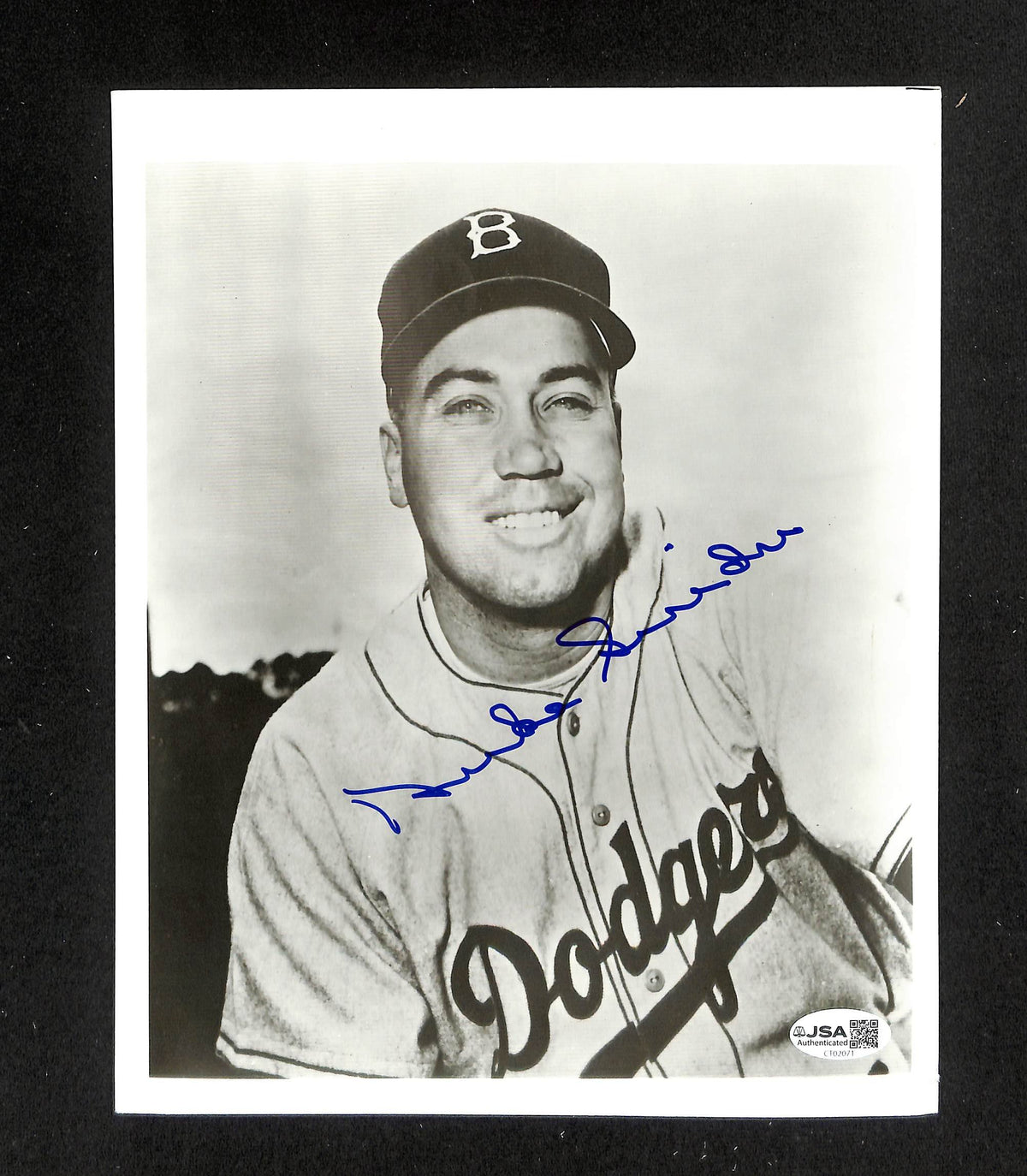 Duke Snider HOF Signed/Autographed 8x10 Photo Dodgers JSA 214270