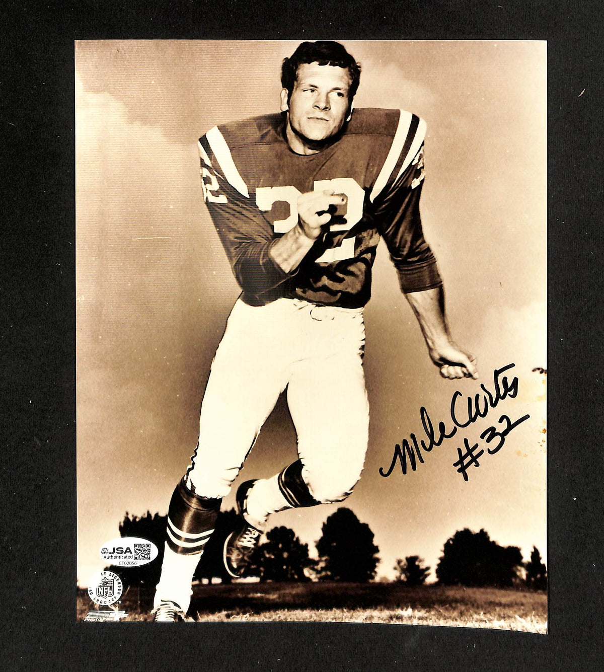 Mike Curtis Signed/Autographed 8x10 Photo Colts JSA 214285