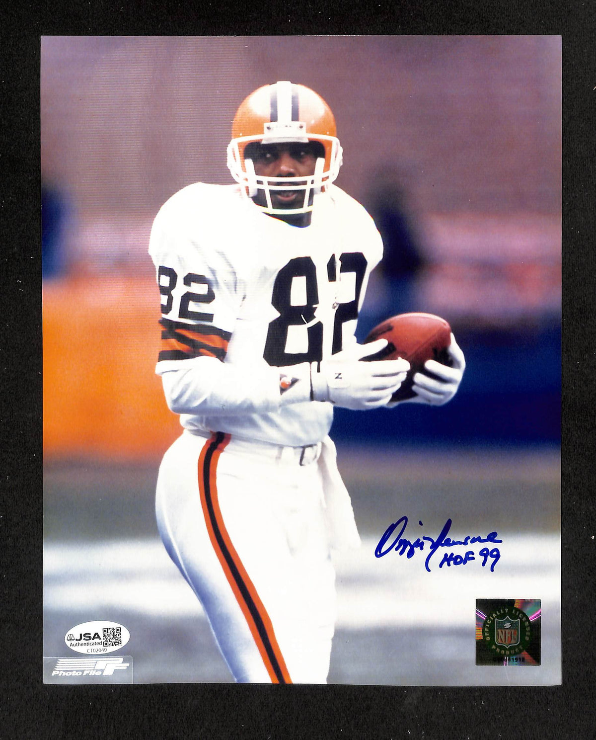 Ozzie Newsome HOF Signed/Autographed 8x10 Photo Browns JSA 214292