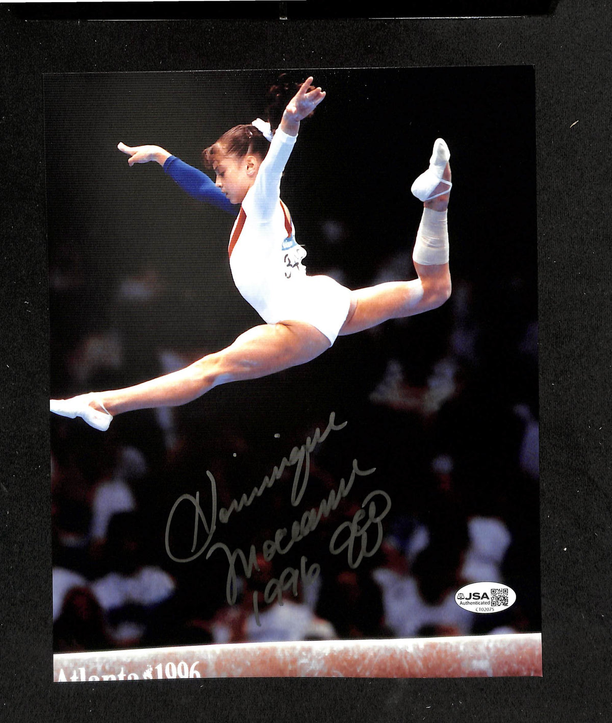 Dominique Moceanu Signed/Autographed 8x10 Photo USA Gold Gymnast JSA 214296