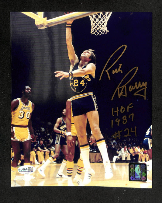 Rick Barry HOF Signed/Autographed 8x10 Photo Warriors JSA 214297
