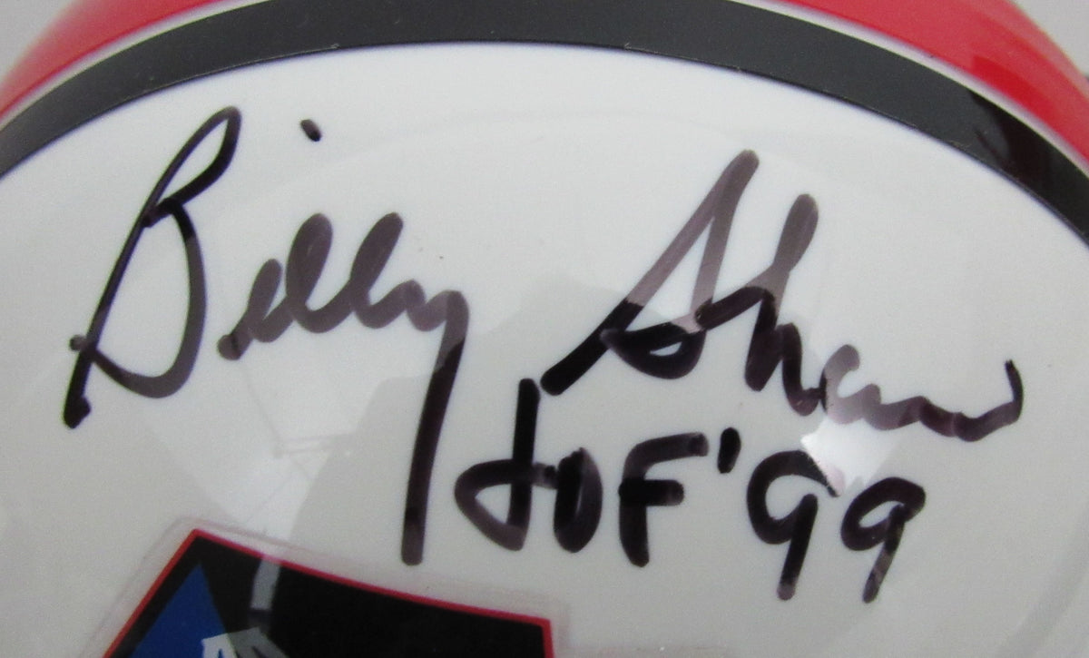 Billy Shaw HOF Signed/Inscribed HOF Logo Mini Football Helmet JSA 213131