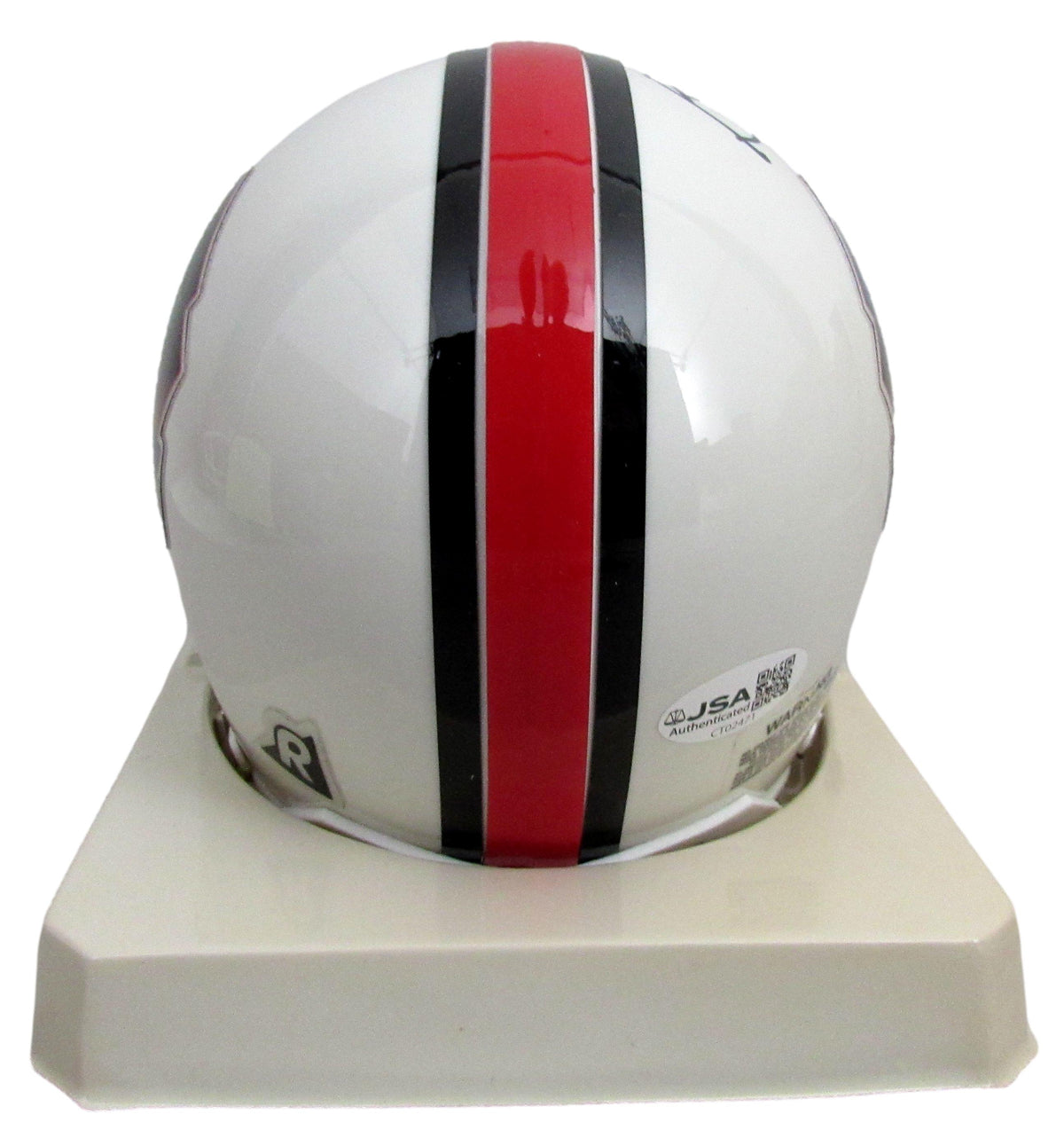 Billy Shaw HOF Signed/Inscribed HOF Logo Mini Football Helmet JSA 213131