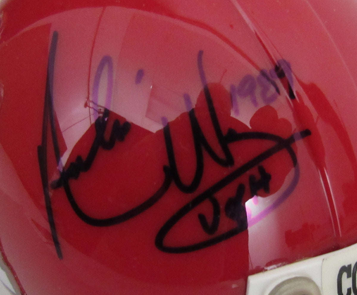 Andre Ware Signed/Inscribed Univ of Houston Mini Football Helmet JSA 213138