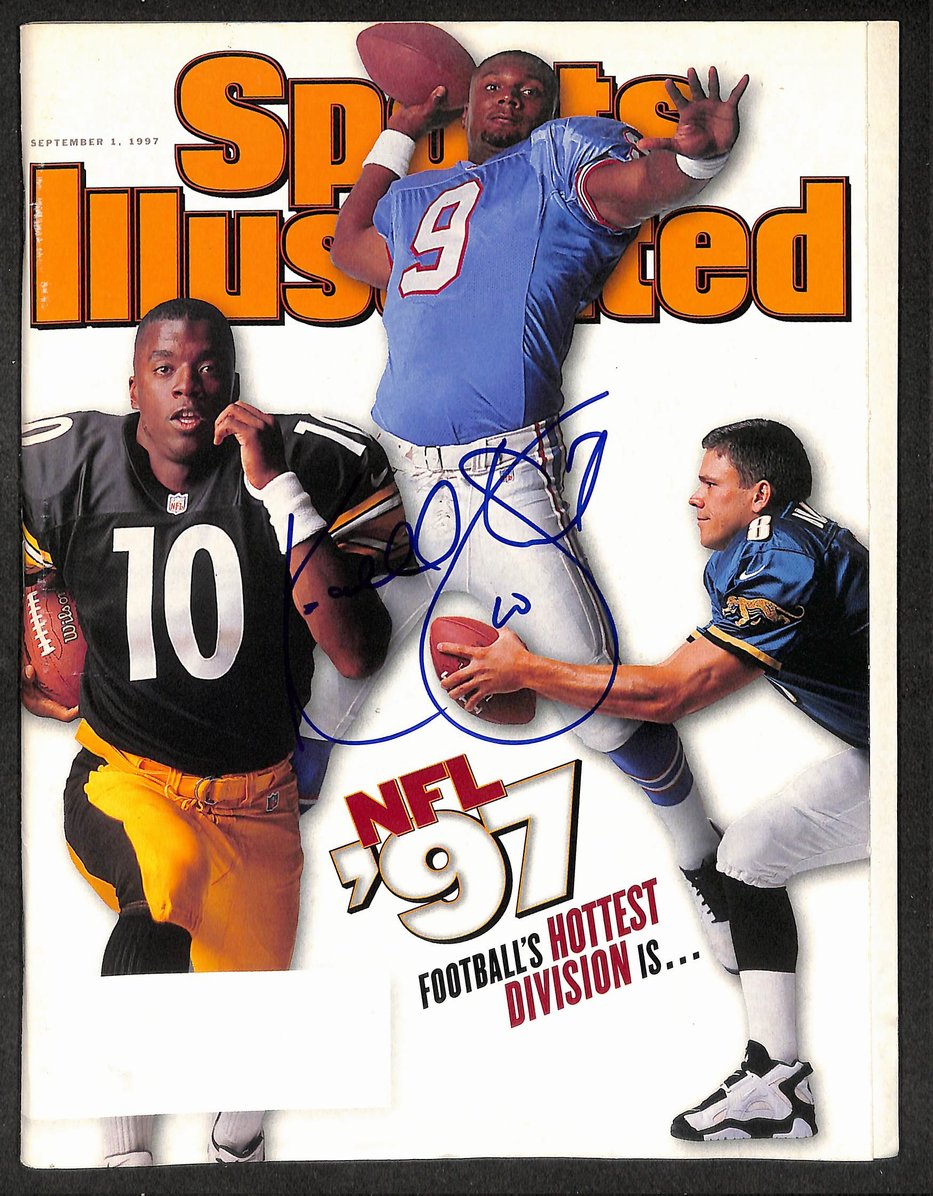 Kordell Stewart Signed/Autographed 1997 Sports Illustrated Steelers JSA 214514