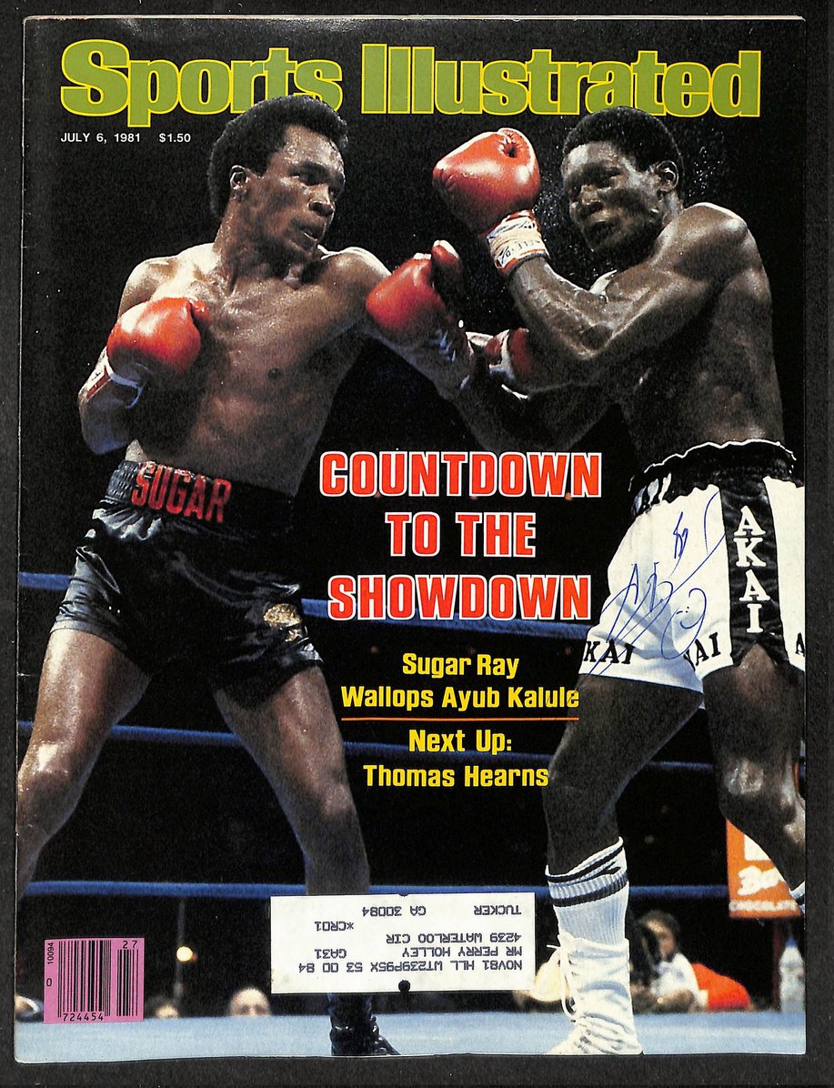 Ayub Kalule Signed/Autographed 1981 Sports Illustrated Boxing JSA 214554