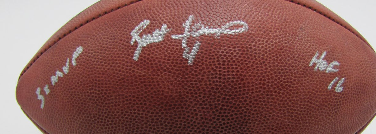 Brett Favre HOF Green Bay Packers Signed NFL Leather Game Football Favre 213492