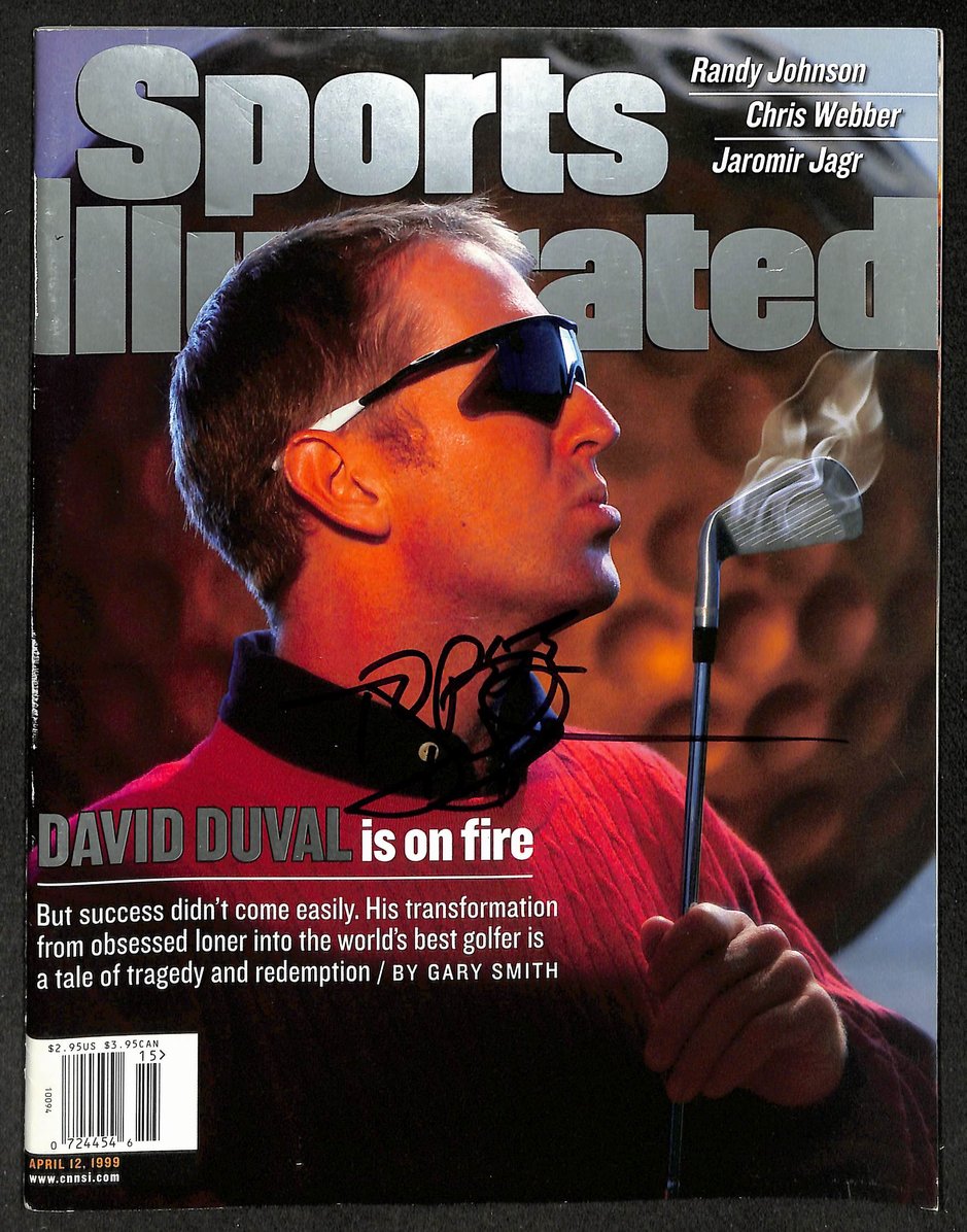 David Duval Signed/Autographed 1999 Sports Illustrated PGA Golf JSA 214590