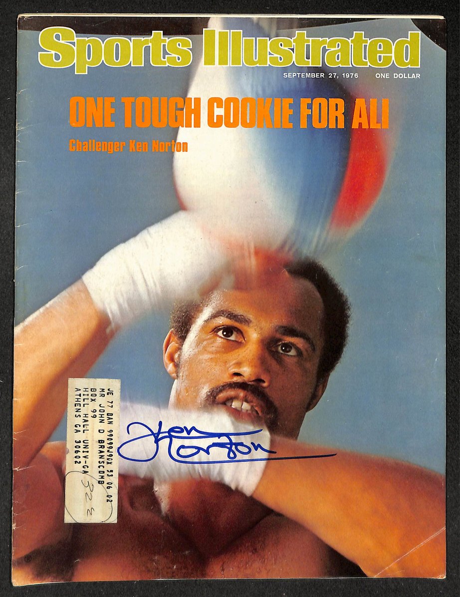 Ken Norton Signed/Autographed 1976 Sports Illustrated Boxing JSA 214594