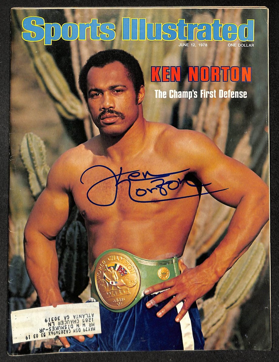 Ken Norton Signed/Autographed 1978 Sports Illustrated Boxing JSA 214595