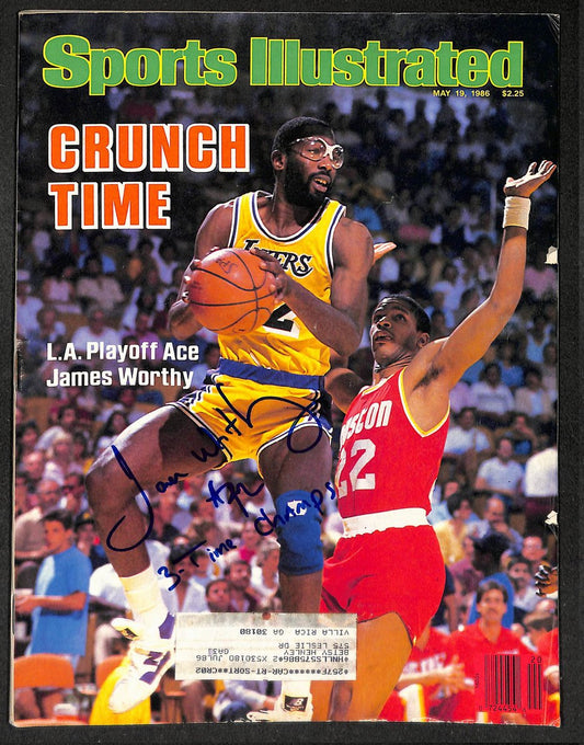 James Worthy HOF Signed/Autographed 1986 Sports Illustrated Lakers JSA 214612
