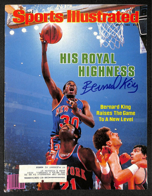 Bernard King HOF Signed/Autographed 1984 Sports Illustrated Knicks JSA 214614