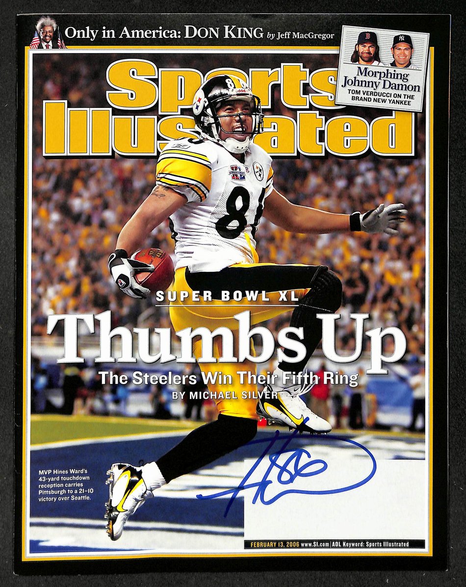 Hines Ward Signed/Autographed 2006 Sports Illustrated Steelers JSA 214634