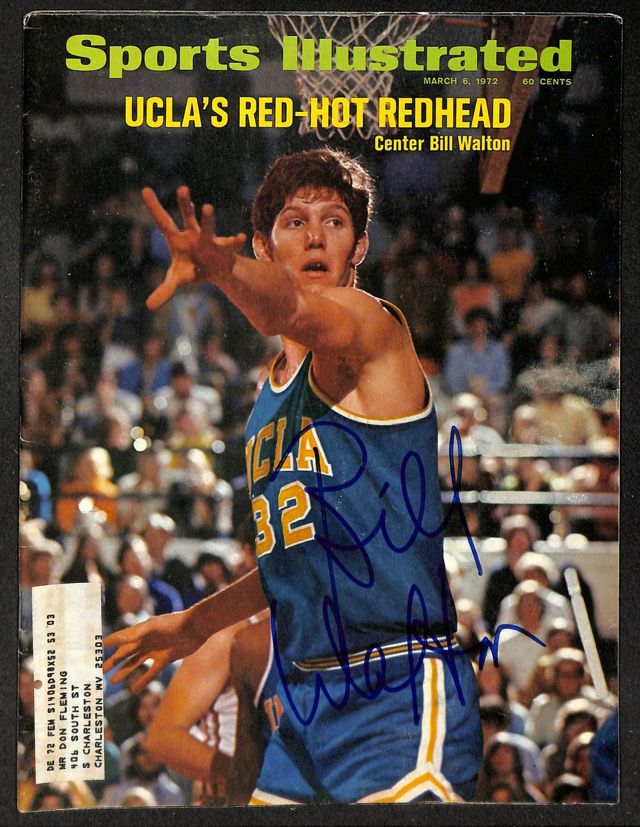 Bill Walton Signed/Autographed 1972 Sports Illustrated UCLA JSA 214638