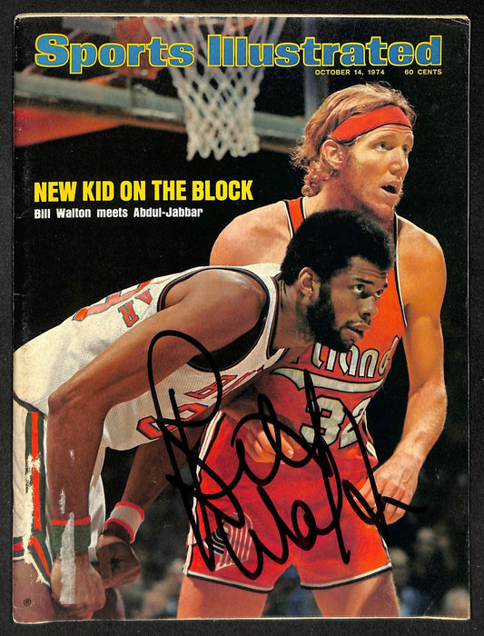 Bill Walton HOF Signed/Auto 1974 Sports Illustrated Trailblazers JSA 214639