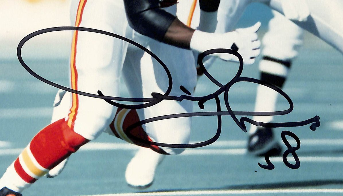 Derrick Thomas HOF Signed/Autographed 8x10 Photo Kansas City Chiefs JSA 214453