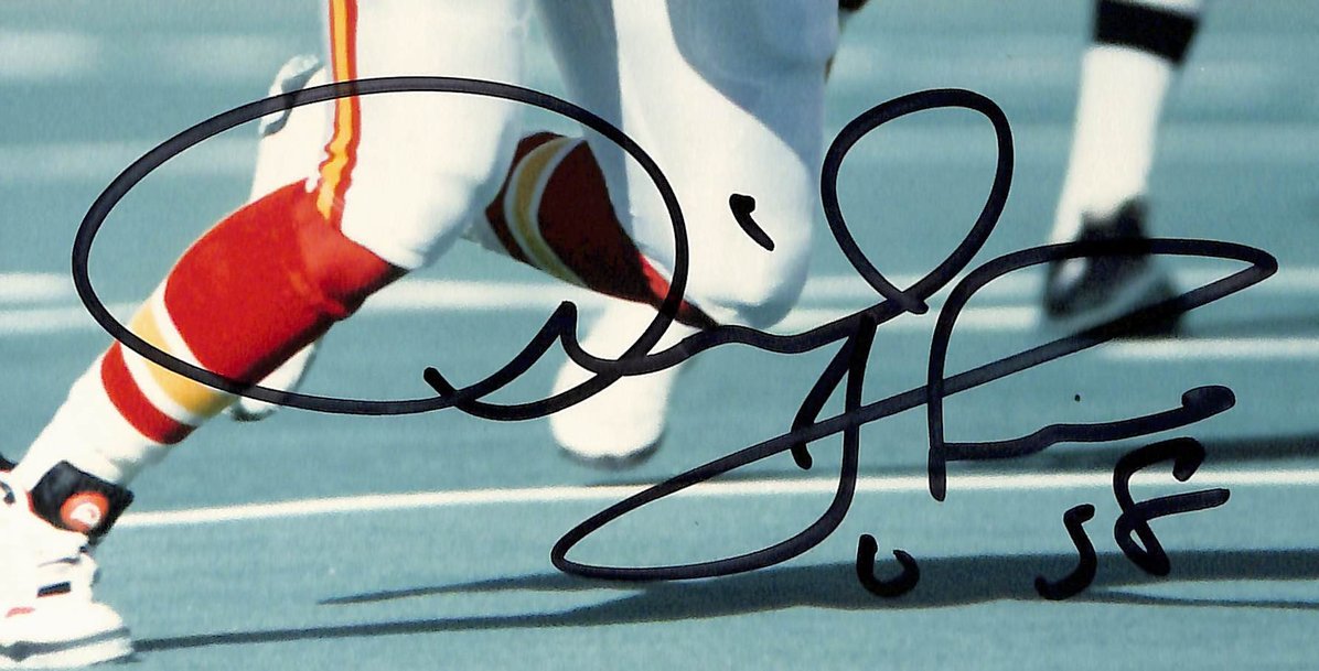 Derrick Thomas HOF Signed/Autographed 8x10 Photo Kansas City Chiefs JSA 214455