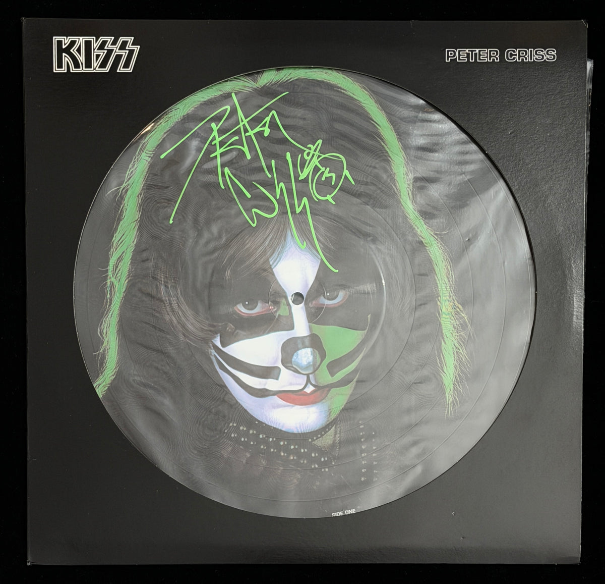 Peter Criss Signed/Autographed KISS Self Titled 1978 Vinyl LP Album PSA 214703