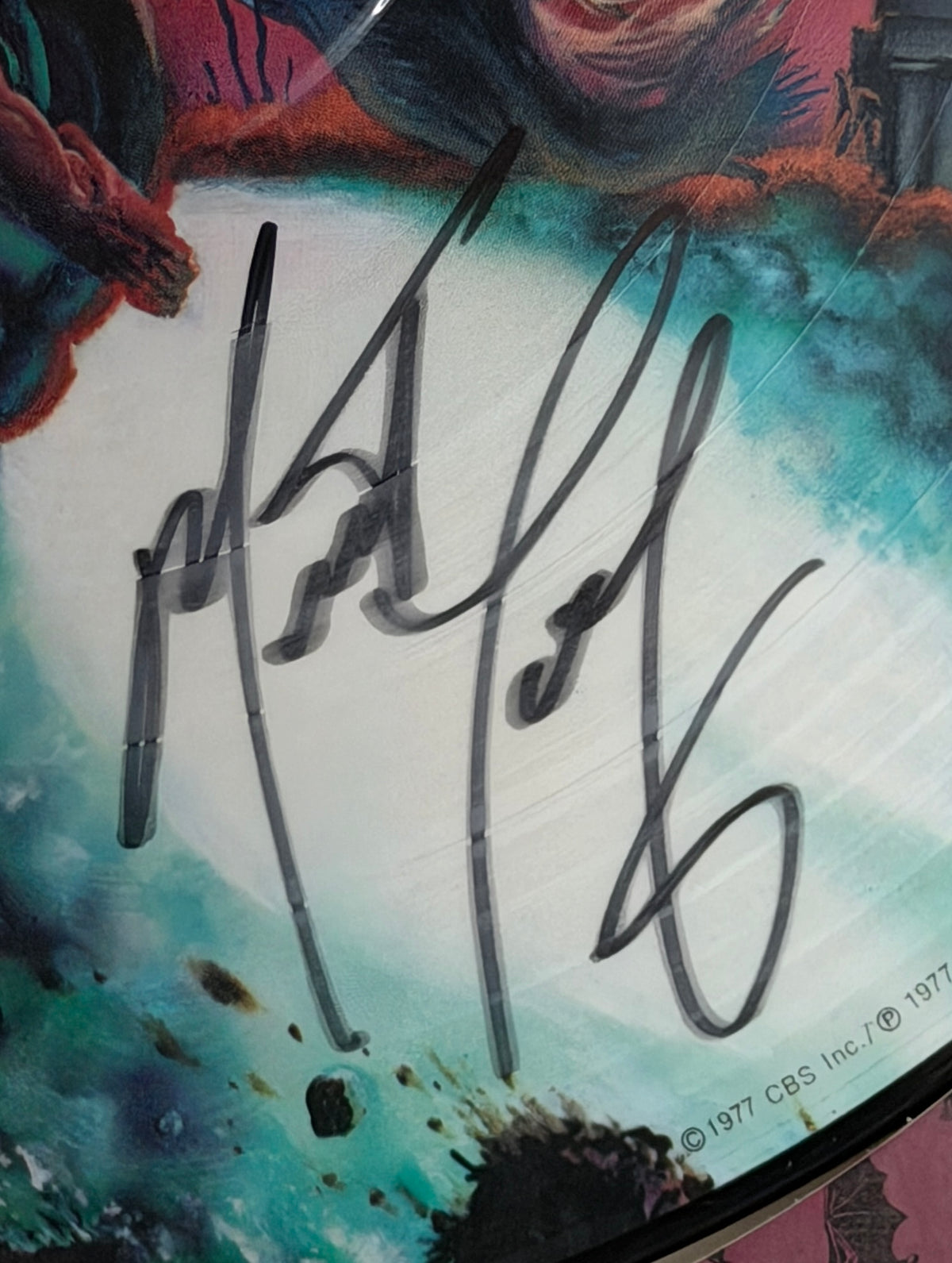 Meat Loaf Signed/Autographed Bat Out of Hell Vinyl LP Album PSA 214705
