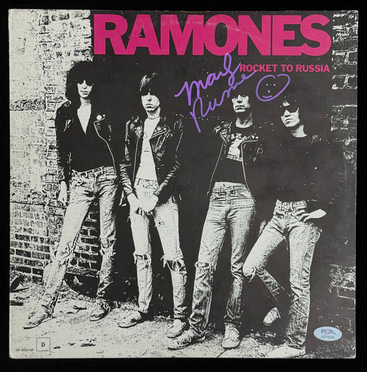 Marky Ramone Signed/Autographed Rocket to Russia 1977 Vinyl LP Album PSA 214708