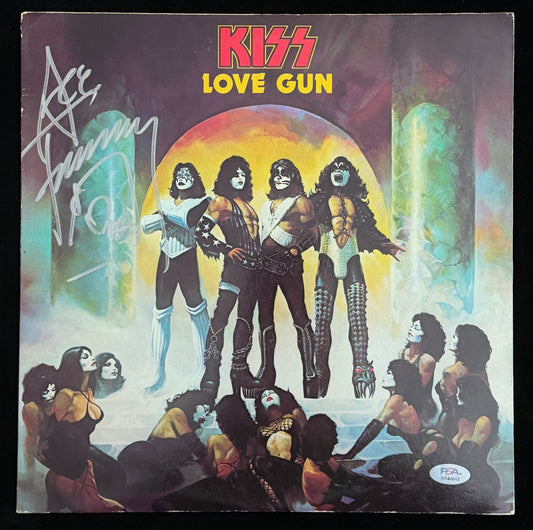 Ace Frehley Signed/Autographed KISS Love Gun 1977 Vinyl LP Album PSA 214709