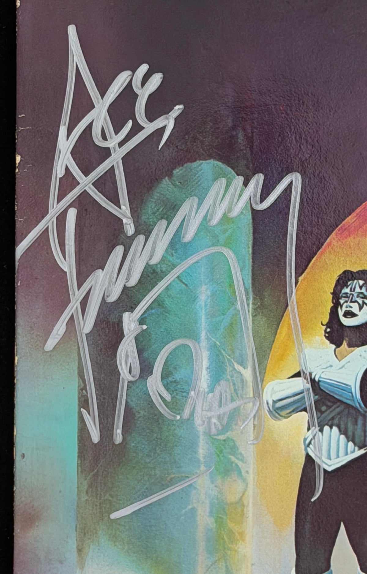 Ace Frehley Signed/Autographed KISS Love Gun 1977 Vinyl LP Album PSA 214709