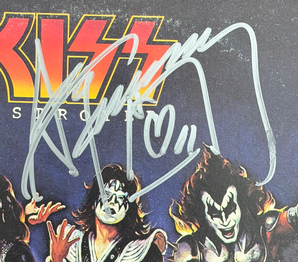 Ace Frehley Signed/Autographed KISS Destroyer 1977 Vinyl LP Album PSA 214711