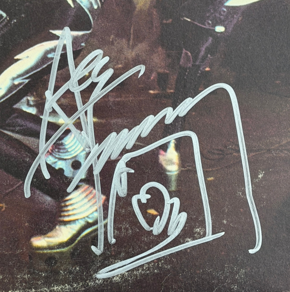 Ace Frehley Signed/Autographed KISS Alive! 1975 Vinyl LP Album PSA 214713