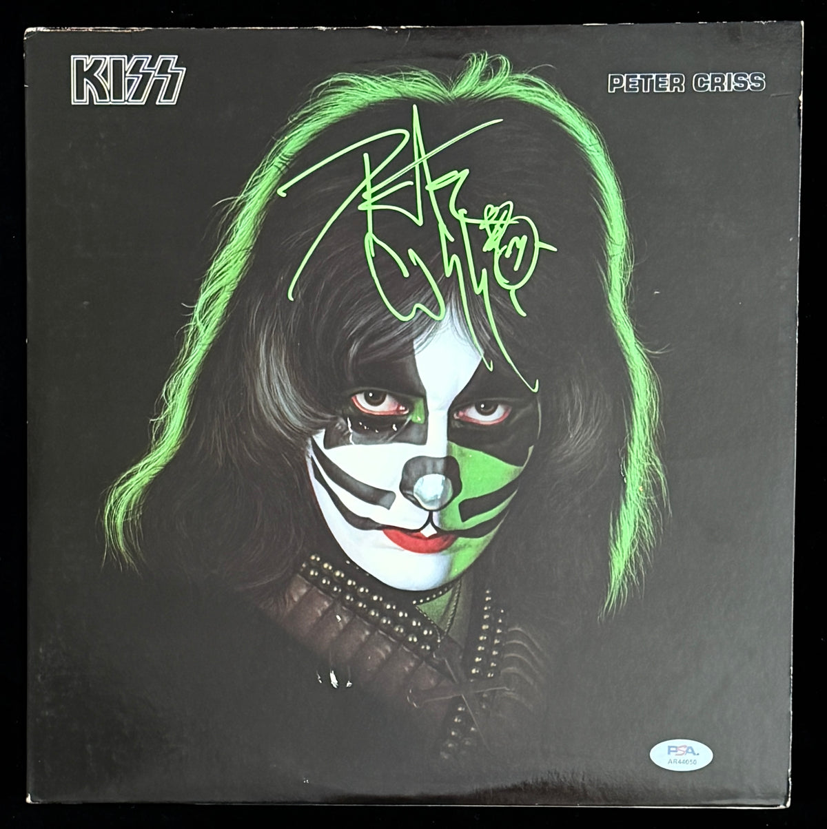 Peter Criss Signed/Autographed Kiss Solo 1978 Vinyl LP Album PSA 214714