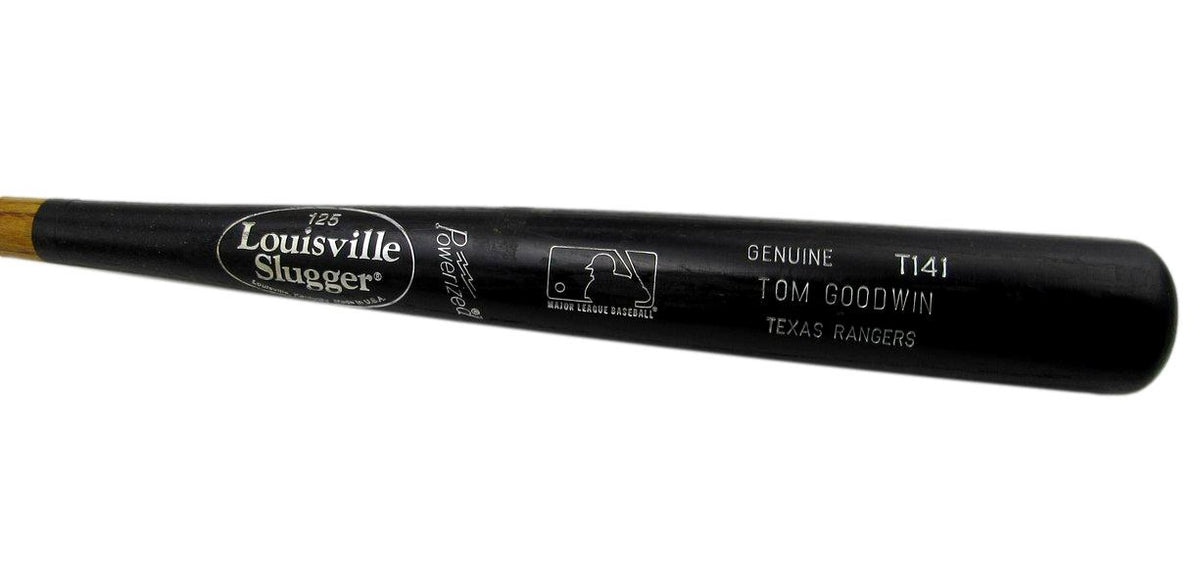 Tom Goodwin Louisville Slugger Game Used Model 34" Baseball Bat Rangers 213567