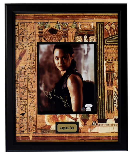 Angelina Jolie Actress Autographed 8x10 Photo Framed JSA 214672