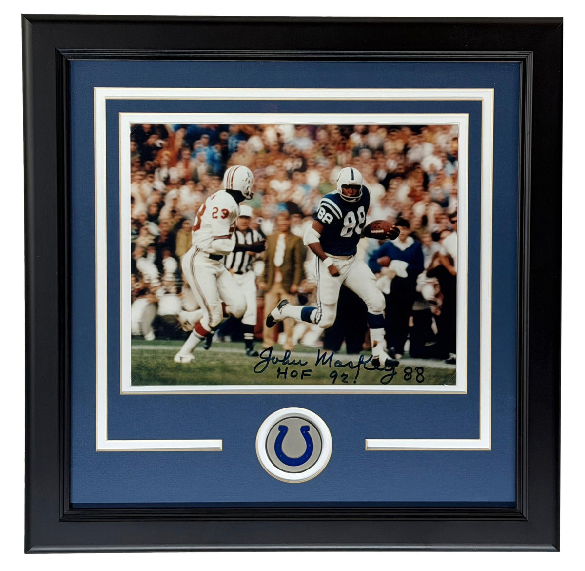 John Mackey Baltimore Colts Autogaphed 8x10 Photo Framed 214679