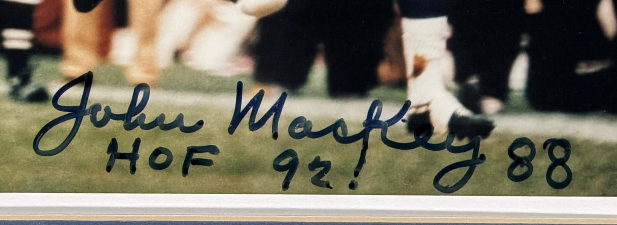 John Mackey Baltimore Colts Autogaphed 8x10 Photo Framed 214679