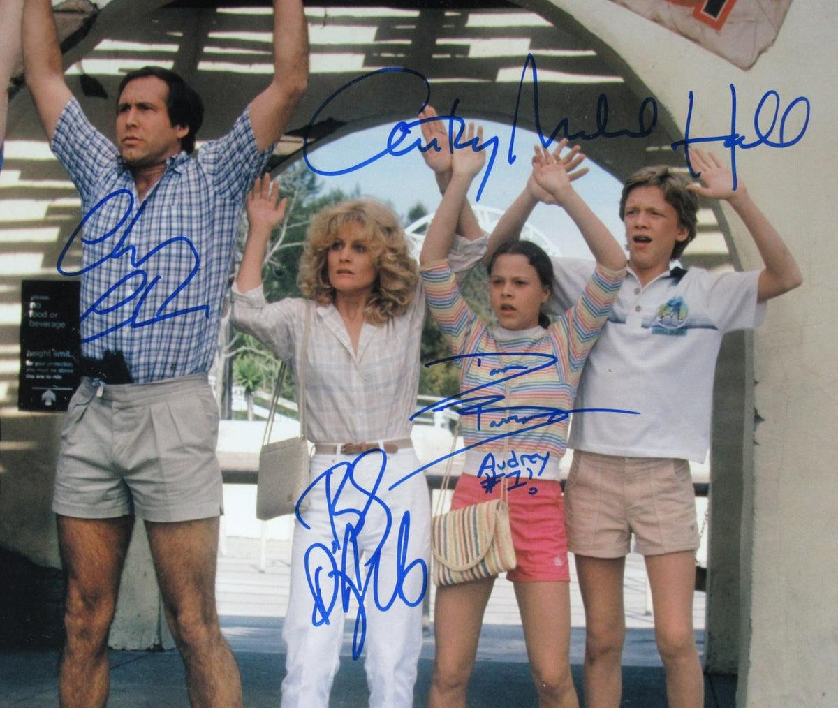 National Lampoons Vacation Signed x 4 16x20 Photo Framed Beckett 212780