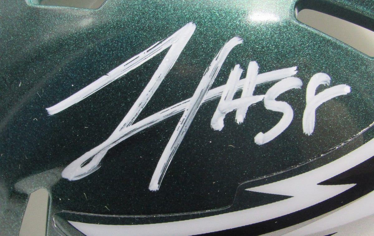 Jaylx Hunt Eagles Signed/Autographed Speed Mini Helmet PSA/DNA 214307