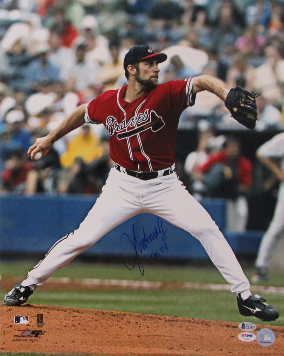 John Smoltz HOF Signed/Inscribed "96 CY" 16x20 Photo Braves BAS PSA/DNA 214313