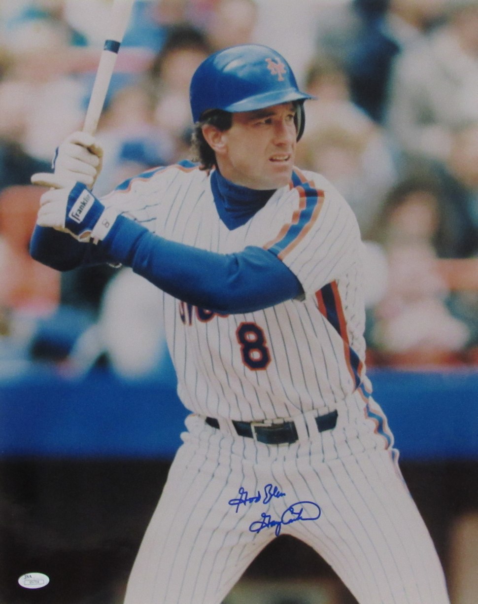 Gary Carter HOF Signed/Autographed 16x20 Photo New York Mets JSA 214314