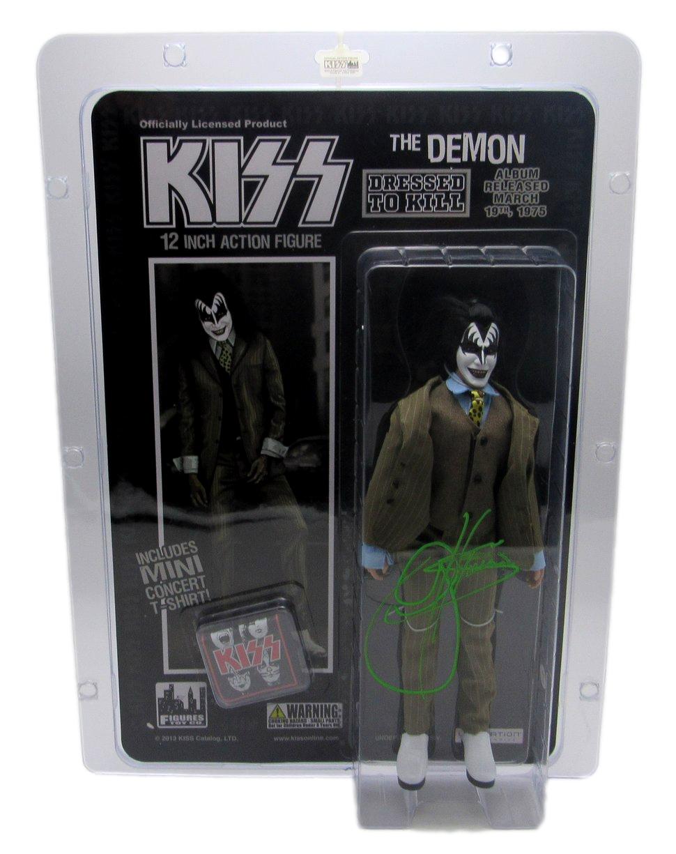 Gene Simmons signed Kiss The Demon Dressed to Kill 12" Figure Unopened PSA 14303