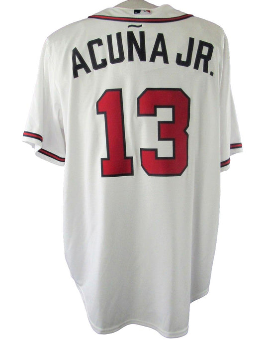 Ronald Acuna Jr. UNSIGNED Nike Genuine Baseball Jersey Size XL Braves NWT 214326