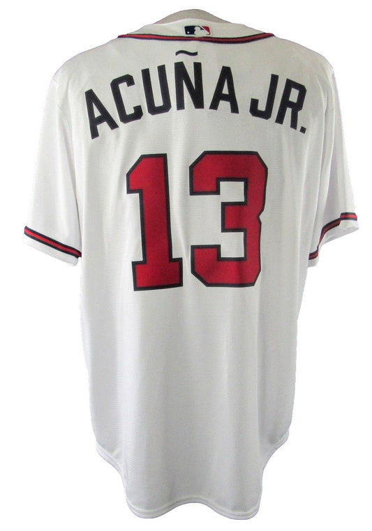 Ronald Acuna Jr. UNSIGNED Nike Genuine Baseball Jersey Size L Braves NWT 214327